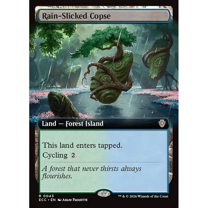 Rain-Slicked Copse (Extended Art) | Inglés | NM | ECC 1