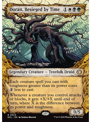 Doran, Besieged by Time (Showcase foil) | Inglés | NM | ECL