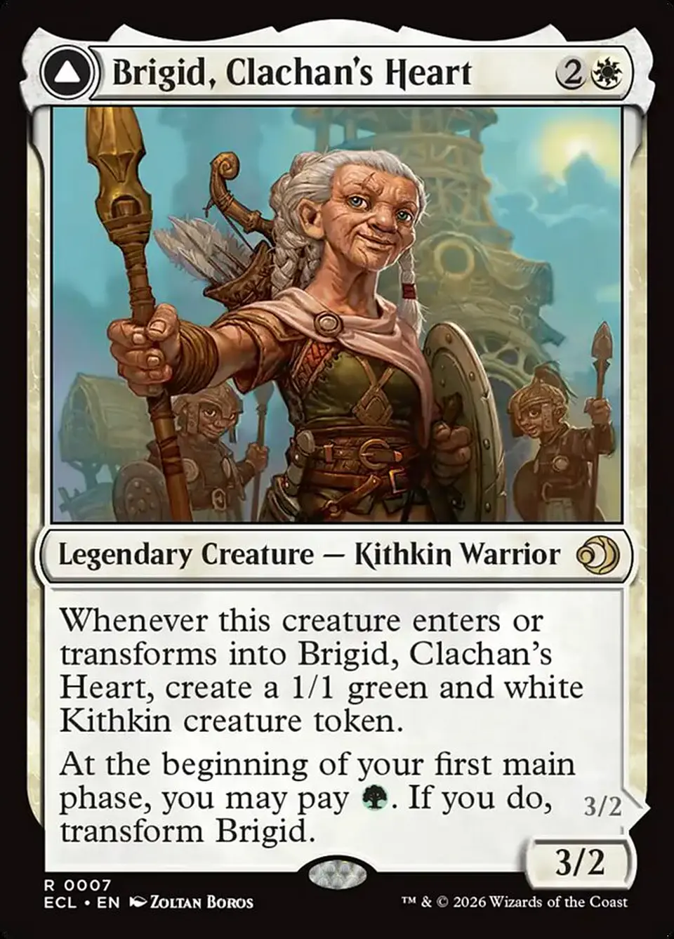 Brigid, Clachan's Heart // Brigid, Doun's Mind (foil) | Inglés | NM | ECL 1