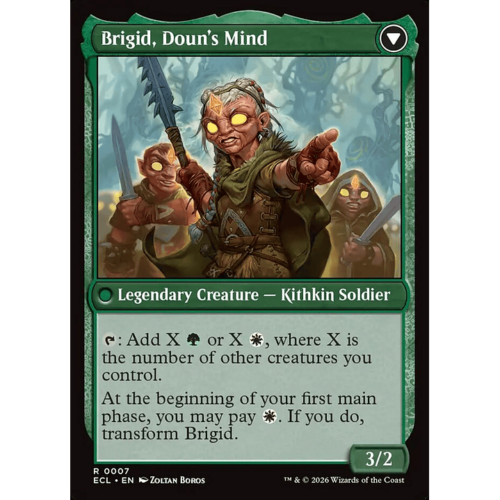 Brigid, Clachan's Heart // Brigid, Doun's Mind (foil) | Inglés | NM | ECL 2