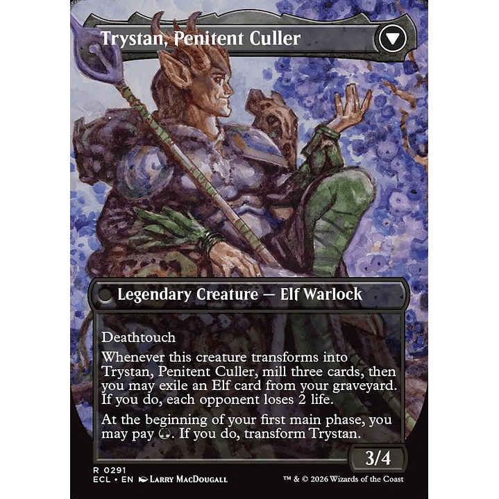 Trystan, Callous Cultivator // Trystan, Penitent Culler (Borderless foil) | Inglés | NM | ECL 2