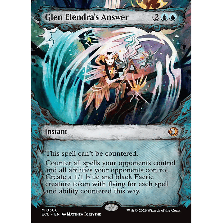 Glen Elendra's Answer (Showcase) | Inglés | NM | ECL 1