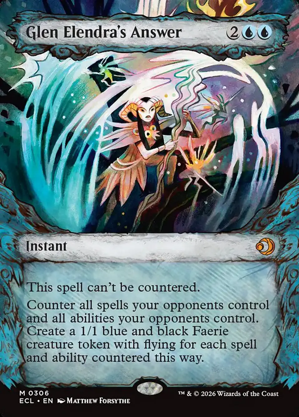 Glen Elendra's Answer (Showcase) | Inglés | NM | ECL 1