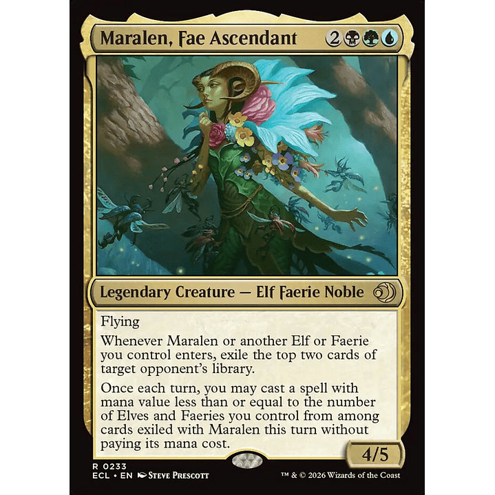 Maralen, Fae Ascendant (foil) | Inglés | NM | ECL 1