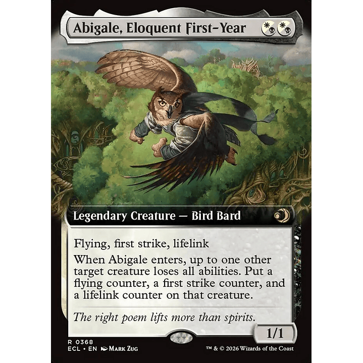 Abigale, Eloquent First-Year (Extended Art) | Inglés | NM | ECL 1