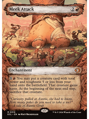 Meek Attack (Showcase foil) | Inglés | NM | ECL