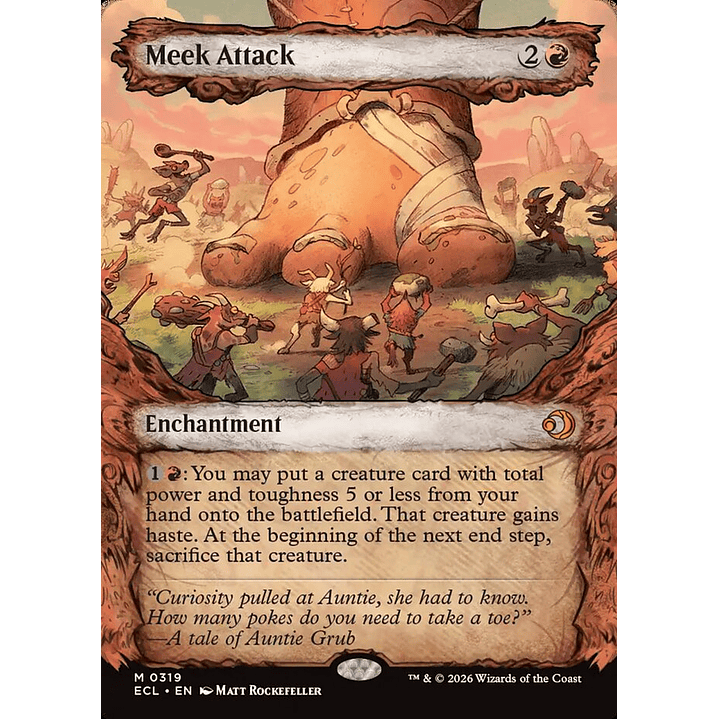 Meek Attack (Showcase foil) | Inglés | NM | ECL 1