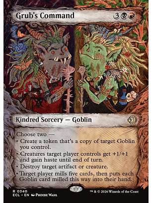 Grub's Command (Showcase) | Inglés | NM | ECL
