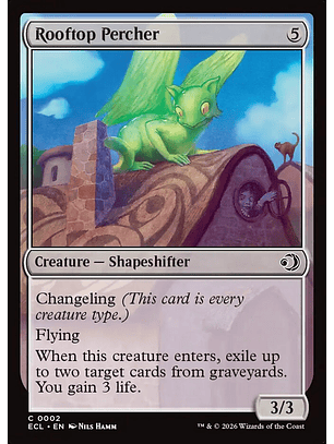 Rooftop Percher (foil) | Inglés | NM | ECL