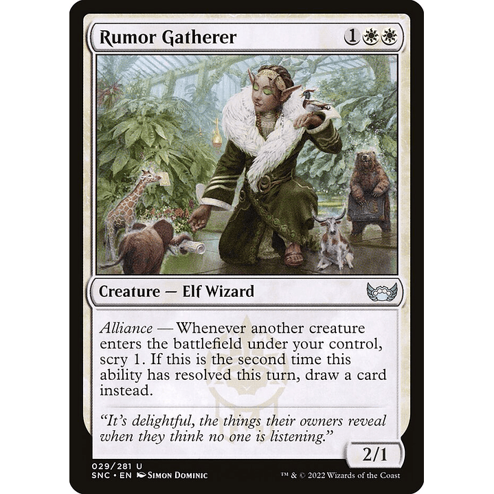 Rumor Gatherer | Inglés | NM | SNC 1