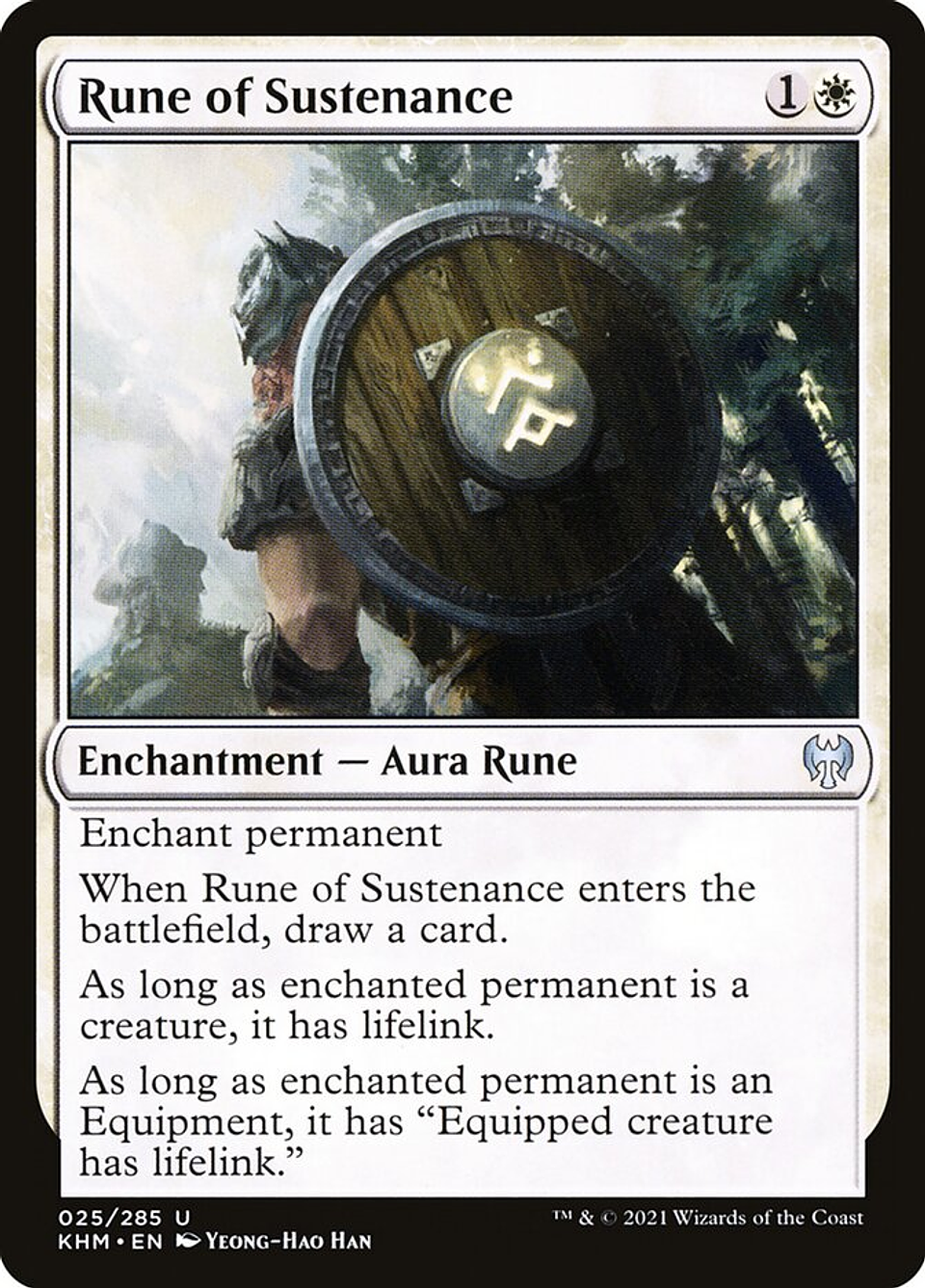 Rune of Sustenance (foil) | Inglés | NM | KHM 1