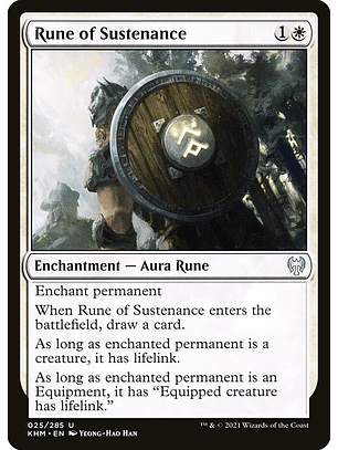 Rune of Sustenance | Inglés | NM | KHM
