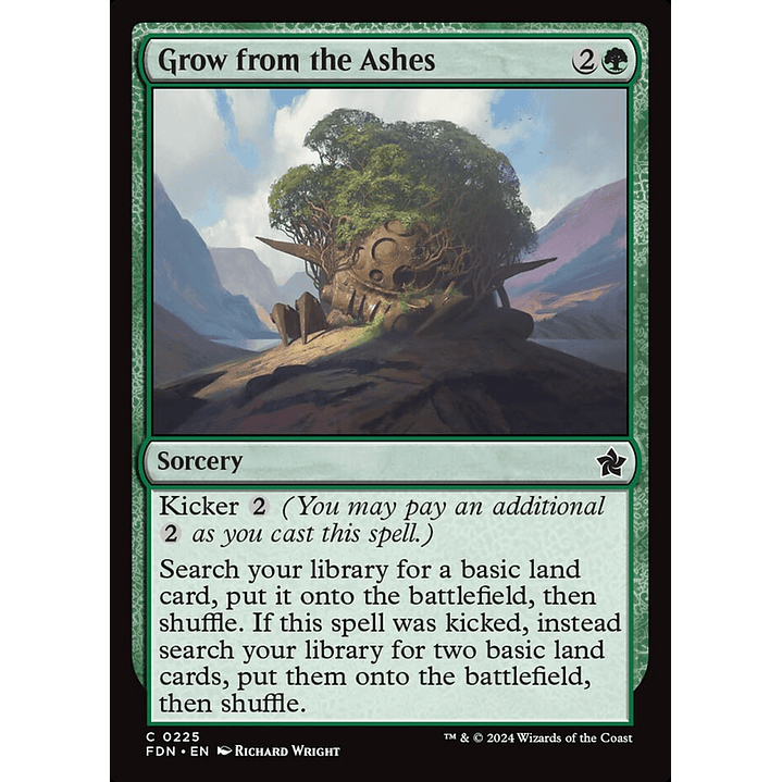 Grow from the Ashes | Español | NM | FDN 1