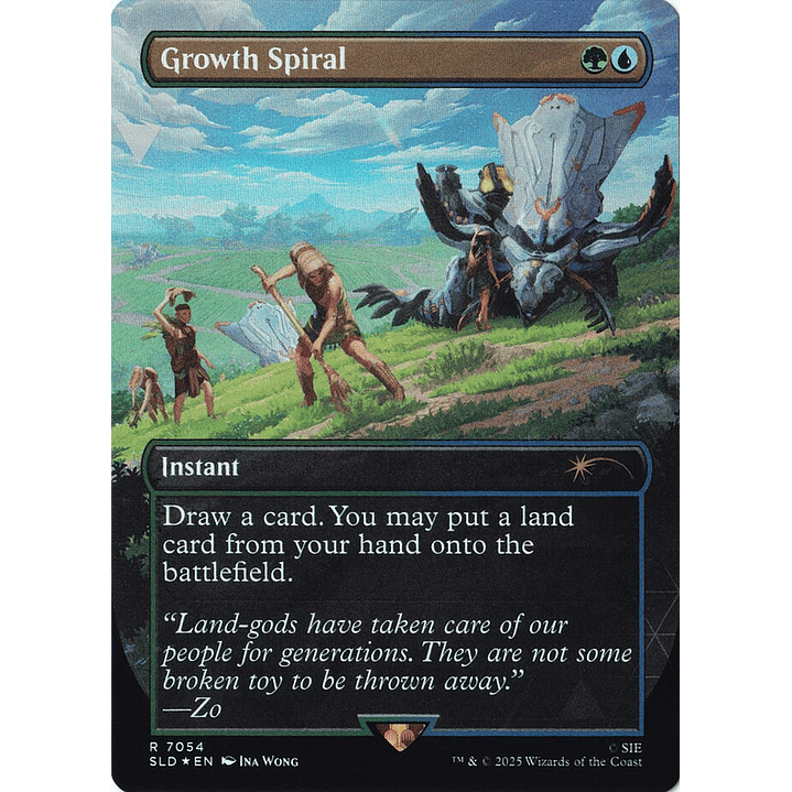 Growth Spiral (Borderless) | Inglés | NM | SLD 1