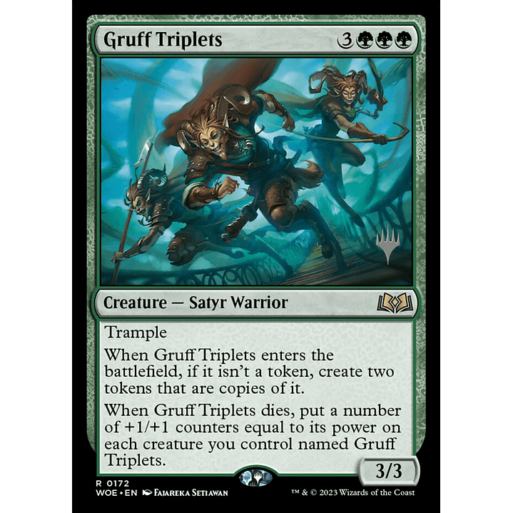 Gruff Triplets | Español | NM | PWOE 1