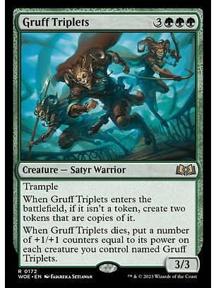 Gruff Triplets | Español | NM | WOE