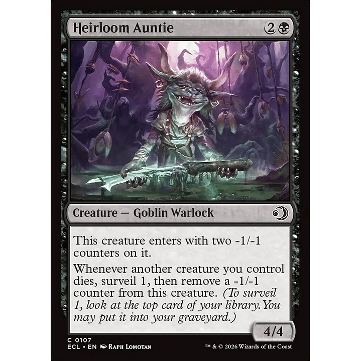 Heirloom Auntie | Inglés | NM | ECL 1