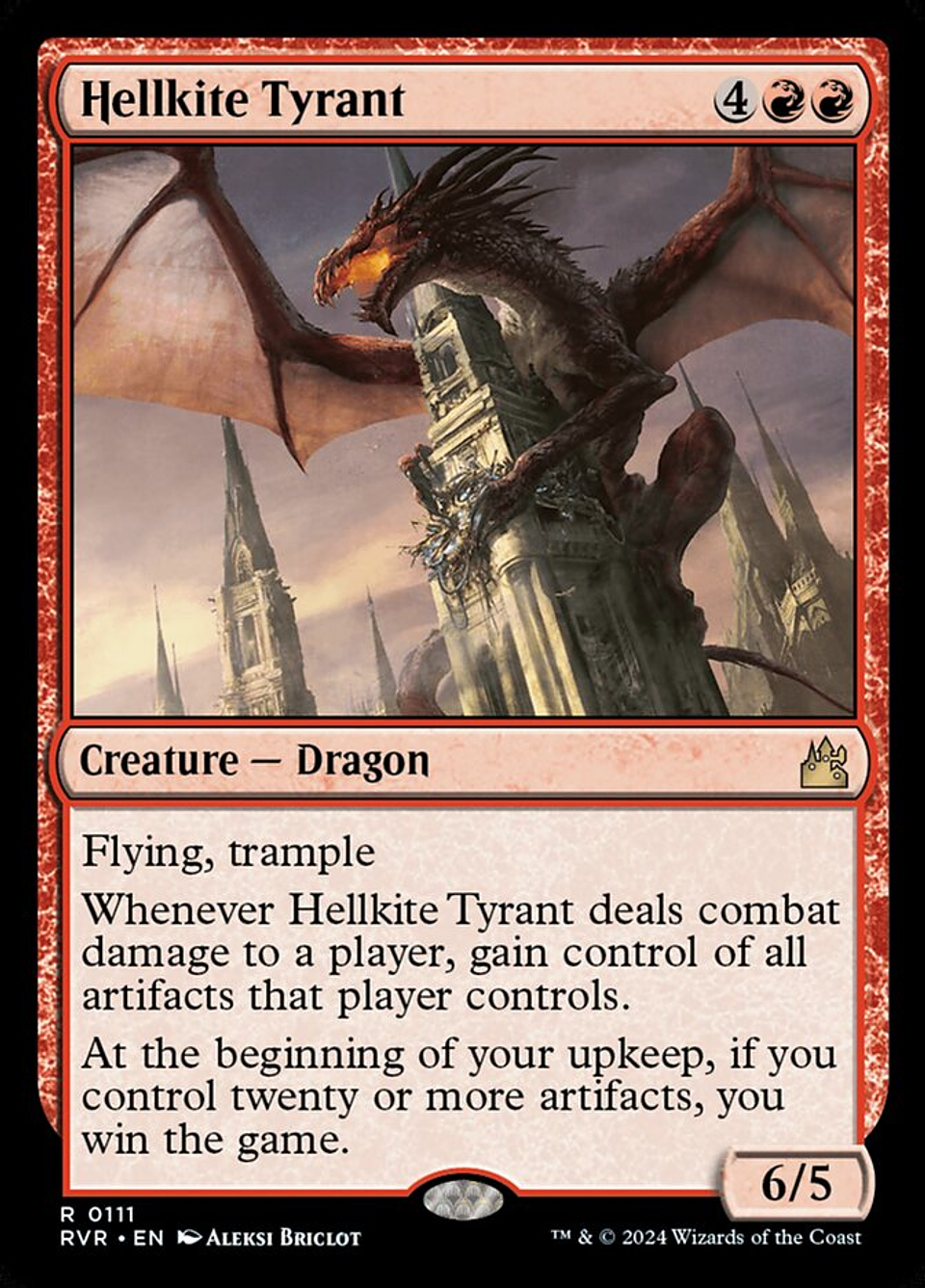 Hellkite Tyrant | Inglés | NM | RVR 1