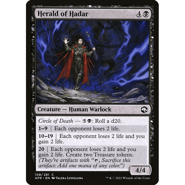 Herald of Hadar (foil) | Inglés | NM | AFR 1