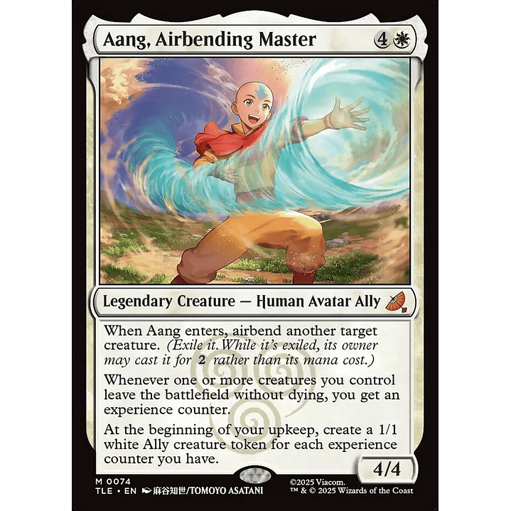 Aang, Airbending Master | Inglés | NM | TLE 1