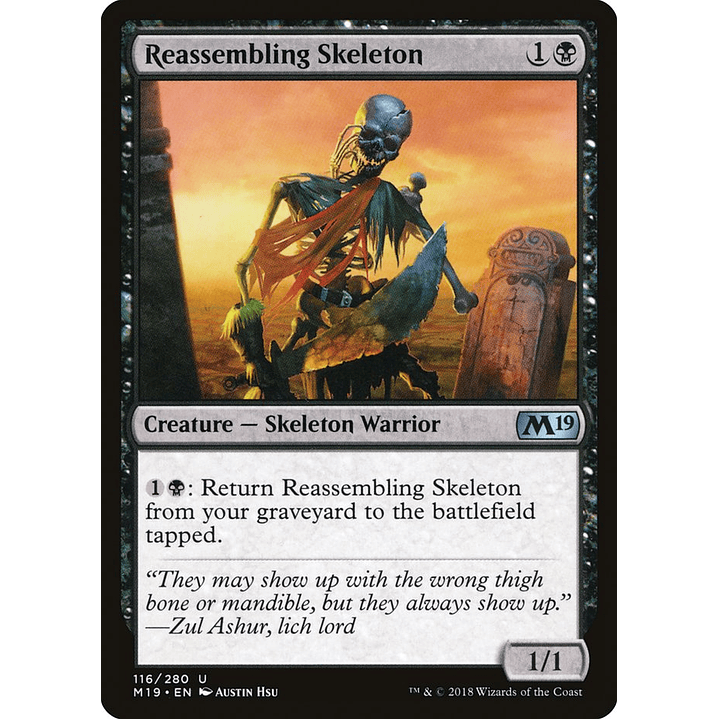 Reassembling Skeleton | Inglés | NM | M19 1