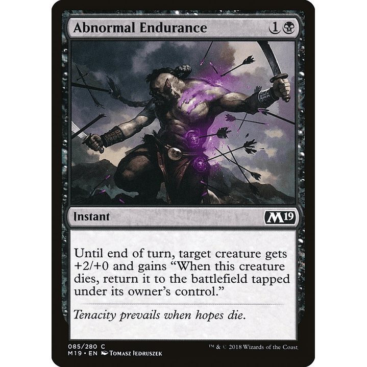 Abnormal Endurance | Español | NM | M19 1