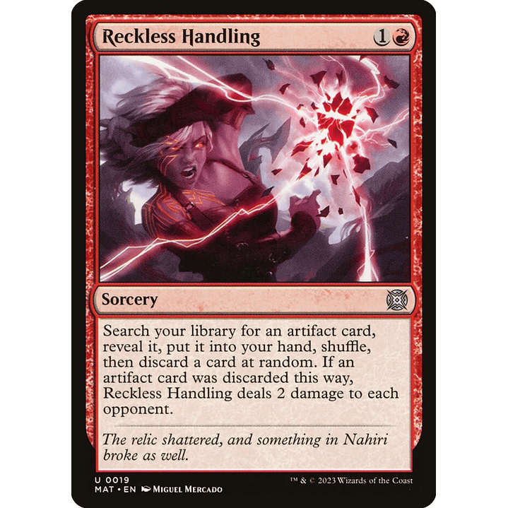 Reckless Handling (foil) | Inglés | NM | MAT 1