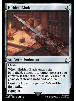 Hidden Blade | Inglés | NM | ACR
