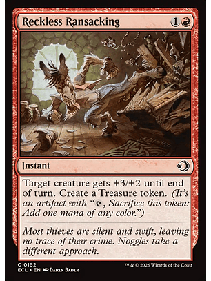 Reckless Ransacking (foil) | Inglés | NM | ECL
