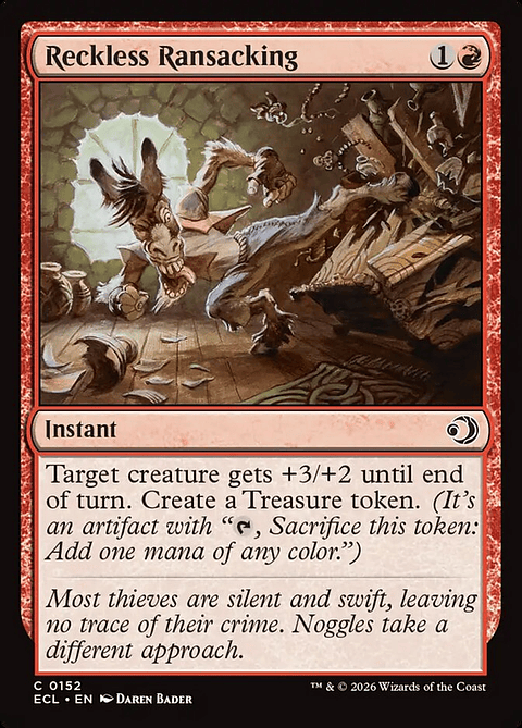 Reckless Ransacking (foil) | Inglés | NM | ECL