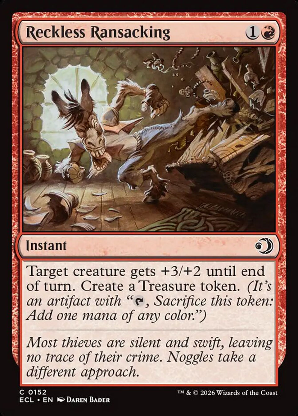 Reckless Ransacking (foil) | Inglés | NM | ECL 1