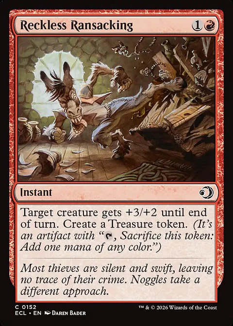 Reckless Ransacking | Inglés | NM | ECL