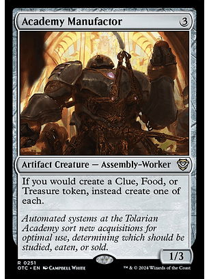 Academy Manufactor | Inglés | NM | OTC