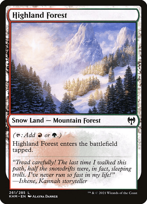 Highland Forest | Inglés | NM | KHM