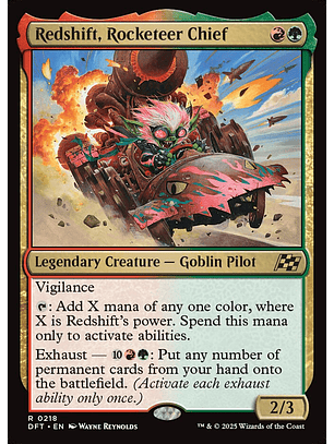 Redshift, Rocketeer Chief (foil) | Inglés | NM | DFT