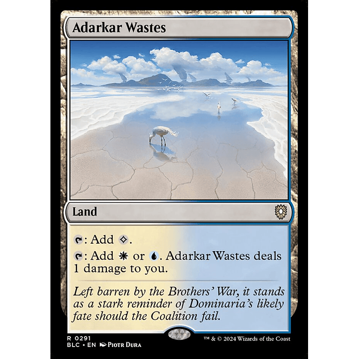 Adarkar Wastes | Inglés | EX | BLC 1