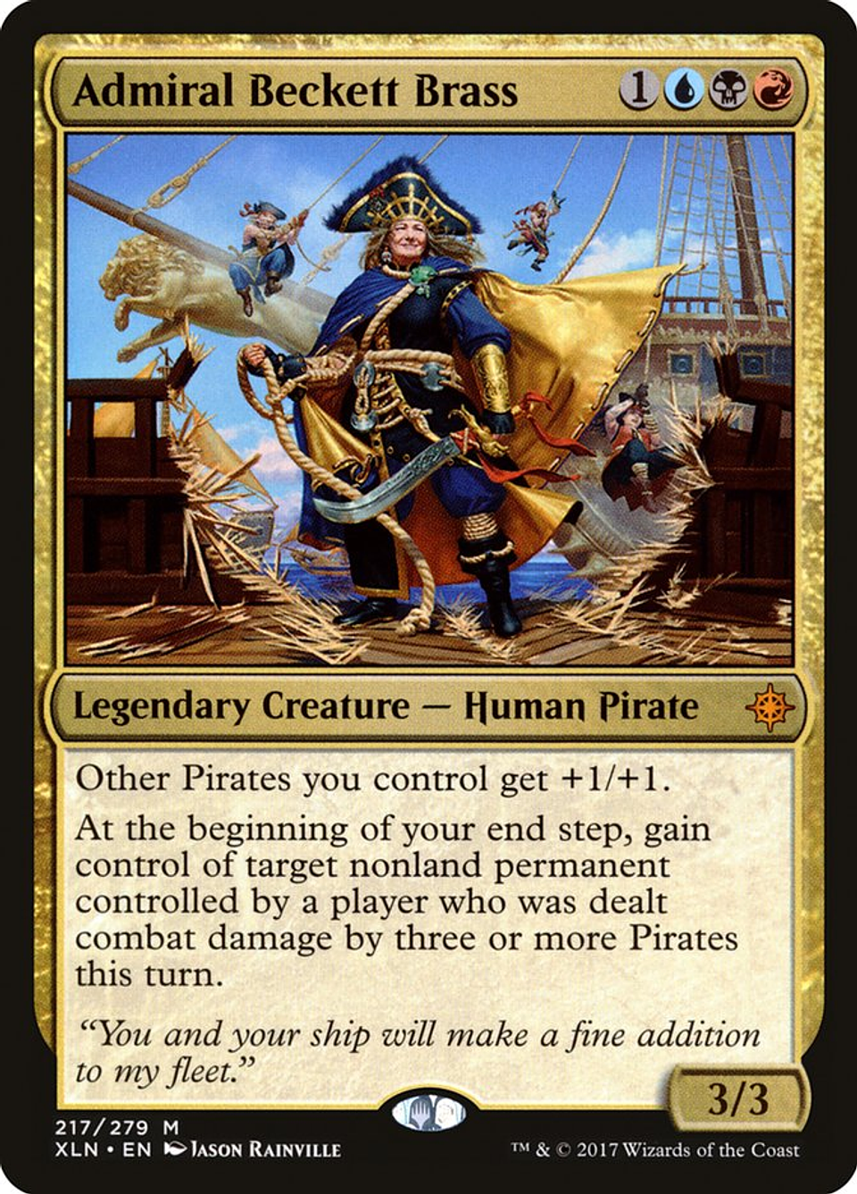 Admiral Beckett Brass | Inglés | NM | XLN 1