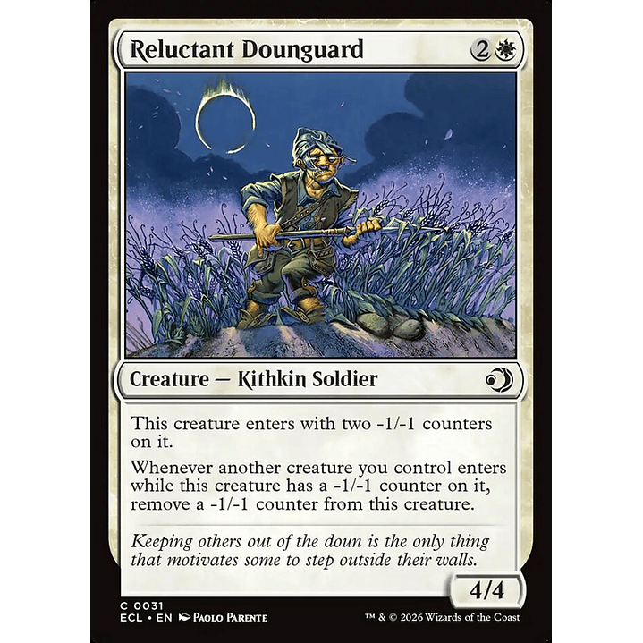 Reluctant Dounguard (foil) | Inglés | NM | ECL 1