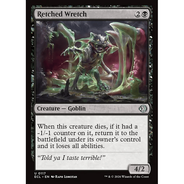 Retched Wretch | Inglés | NM | ECL 1