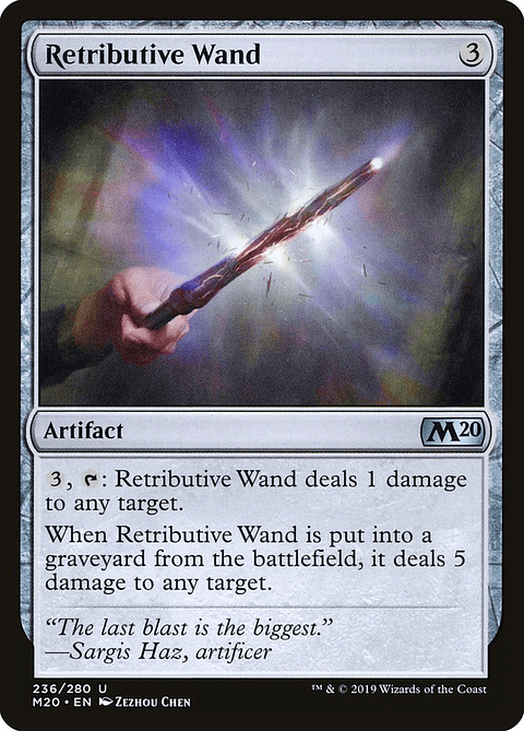 Retributive Wand | Inglés | NM | M20