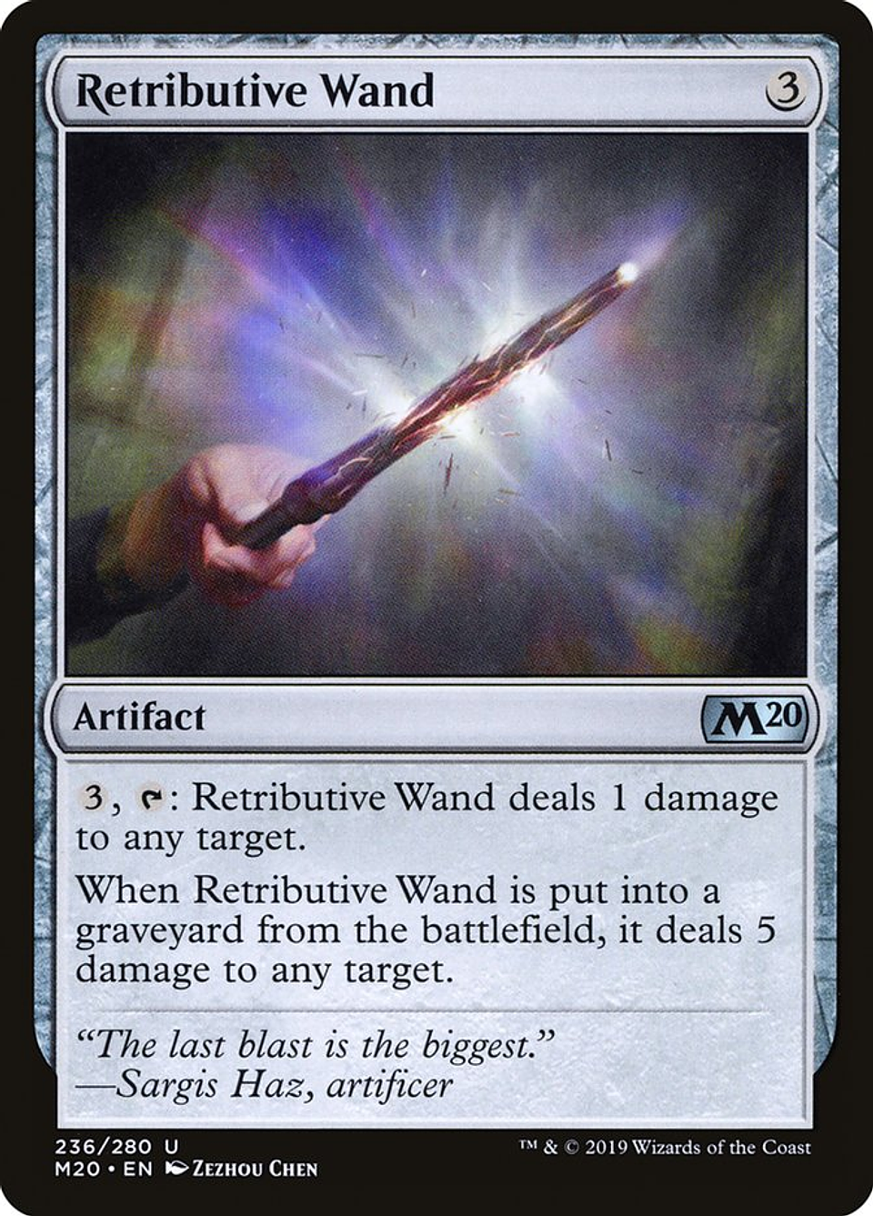 Retributive Wand | Inglés | NM | M20 1