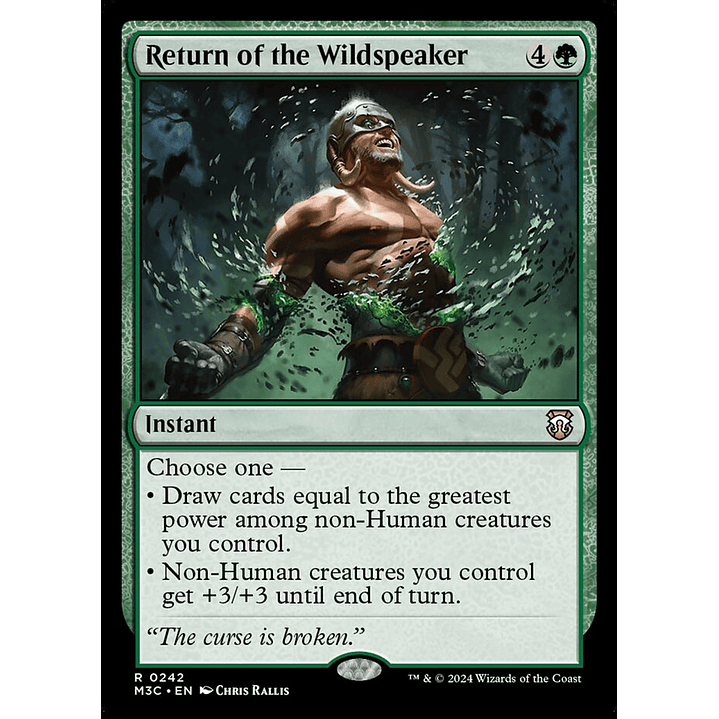 Return of the Wildspeaker | Inglés | NM | M3C 1