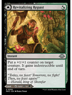 Revitalizing Repast // Old-Growth Grove (foil) | Español | NM | MH3