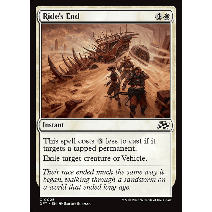 Ride's End | Inglés | NM | DFT 1