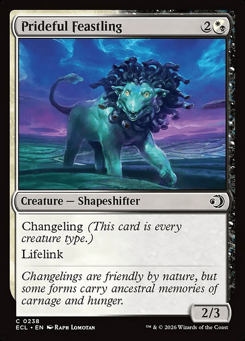 Prideful Feastling (foil) | Inglés | NM | ECL