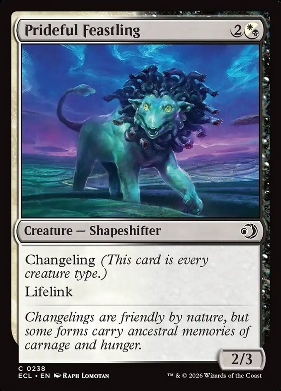 Prideful Feastling (foil) | Inglés | NM | ECL 1