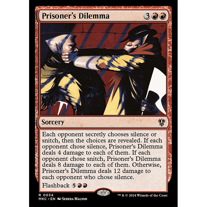 Prisoner's Dilemma | Inglés | NM | MKC 1