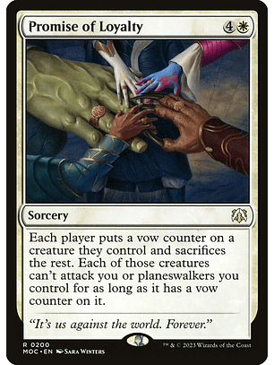 Promise of Loyalty | Inglés | NM | MOC