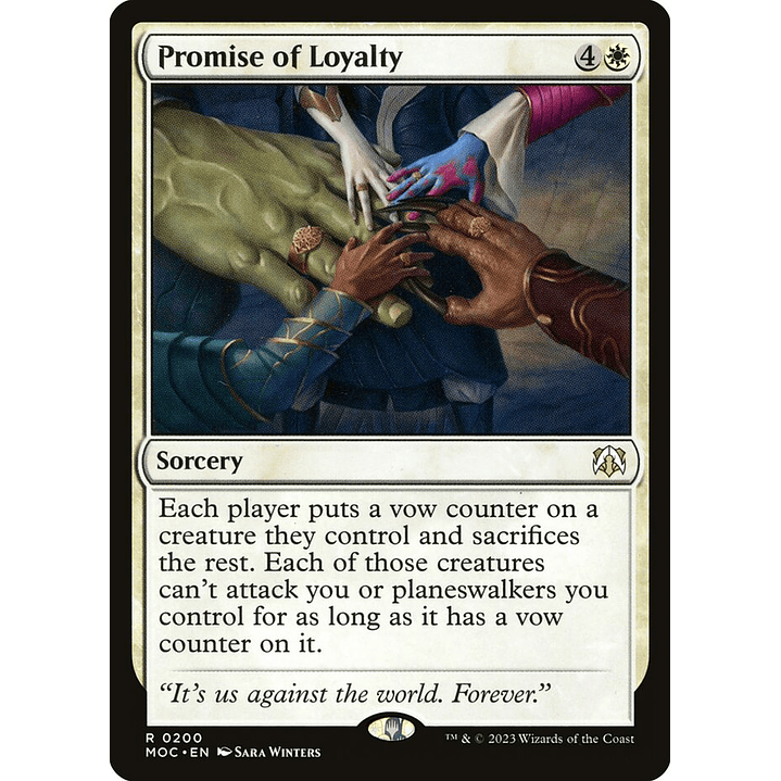 Promise of Loyalty | Inglés | NM | MOC 1