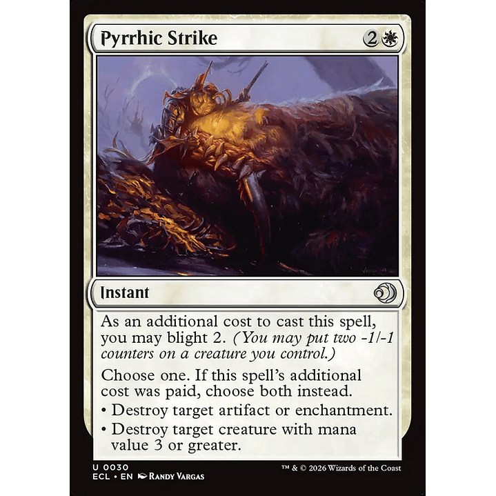 Pyrrhic Strike (foil) | Inglés | NM | ECL 1